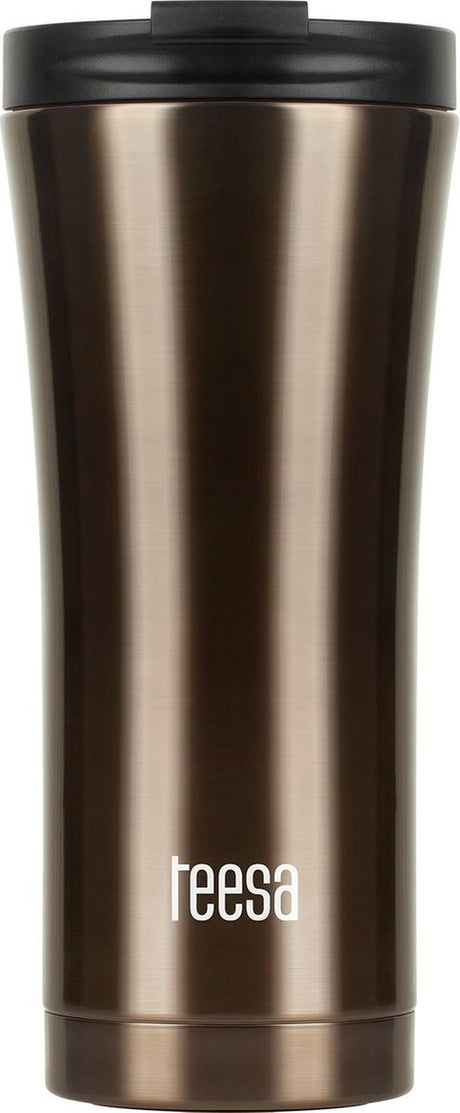 Teesa tsa0008 – Thermobecher aus Edelstahl, 500 ml, braun