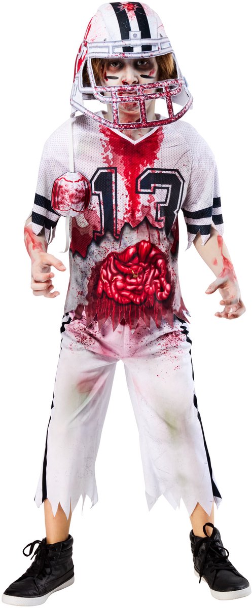Rubies Zombie-American-Footballer-Kinderkostüm – Größe 5–6 Jahre