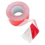 Mack 1072134 - afsperband rood wit doos 75mm x 500m - 35 micron | 3 stuks