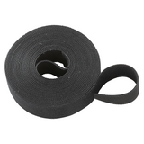 Mack 1072135 - velcro zwart 25mm 5m | 5 stuks