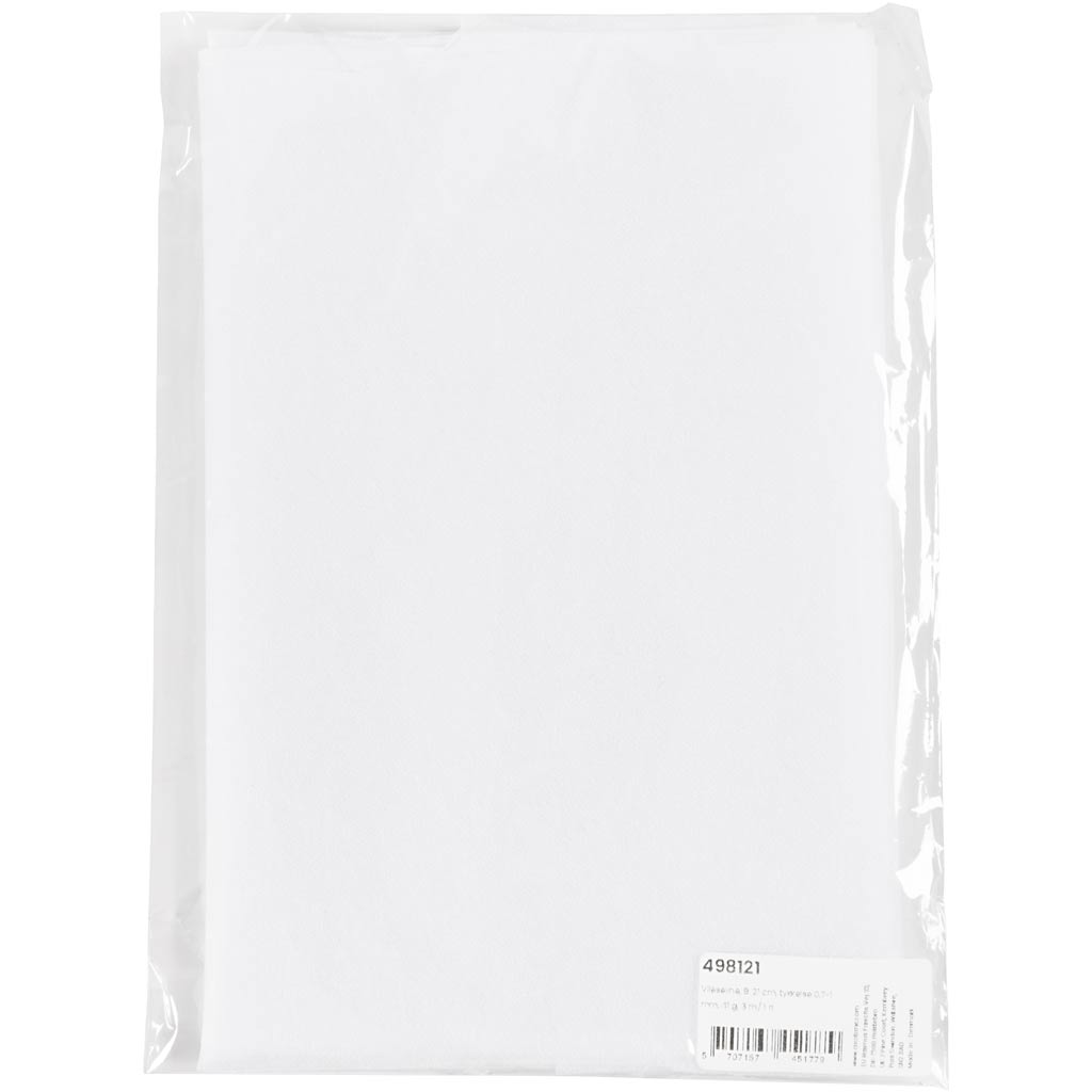Creativ Company Vliesstoff, B: 21 cm, Stärke 0,7-1 mm, 41 gr, 3 m 1 Rolle