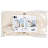 Creativ Company Stoffkörbe, H: 14,5 cm, T 9 cm, 385 g, hell natur, 10 Stück 1 Karton