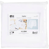 Creativ Company Textilservietten, Größe 42x42 cm, 145 gr, weiß, 12 Stück 1 Box
