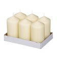 Bolsius stompkaars ivoor ø68×128 mm 45 uur (6 stuks)