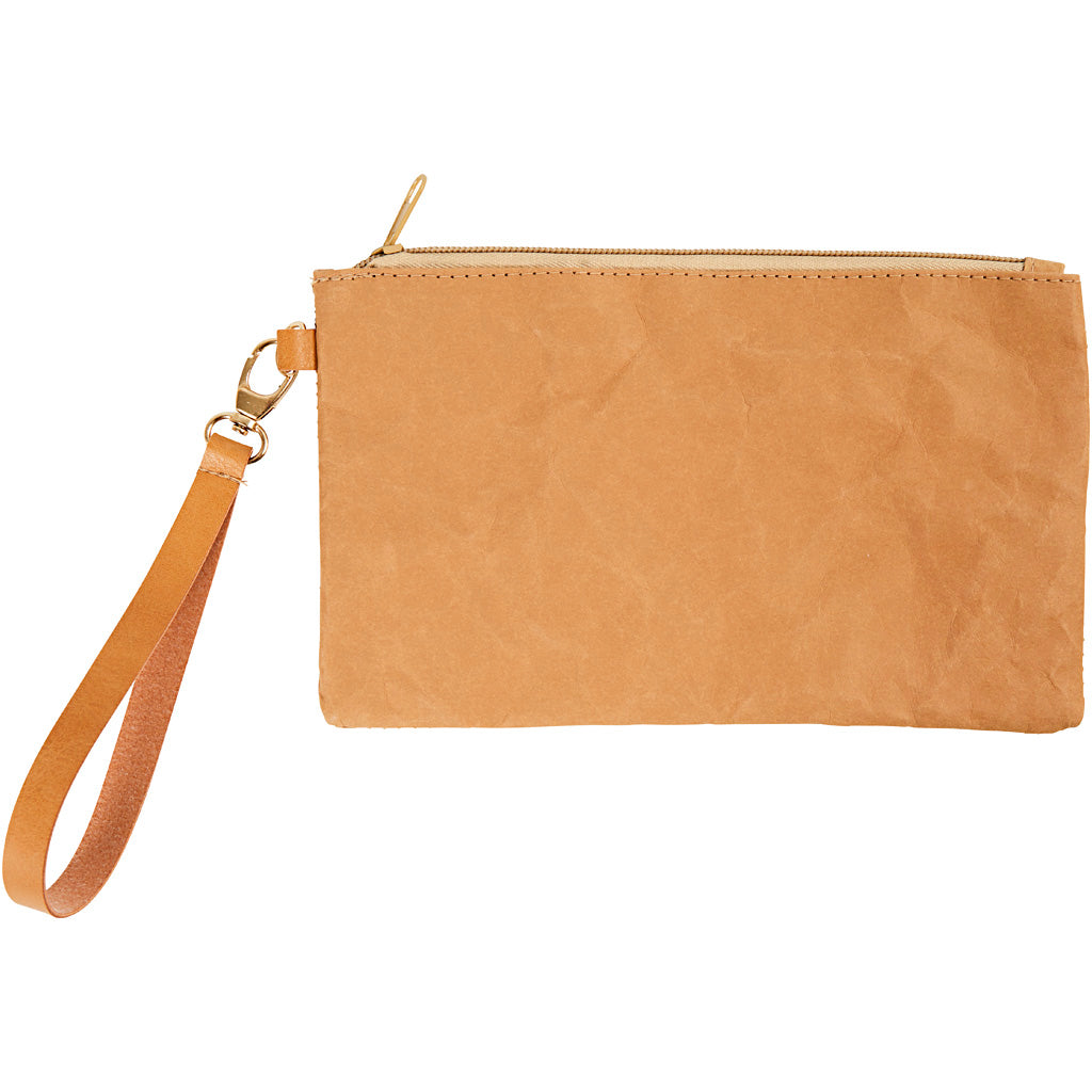 Faux Lederbeutel Creativ Company Brown, 21x18cm