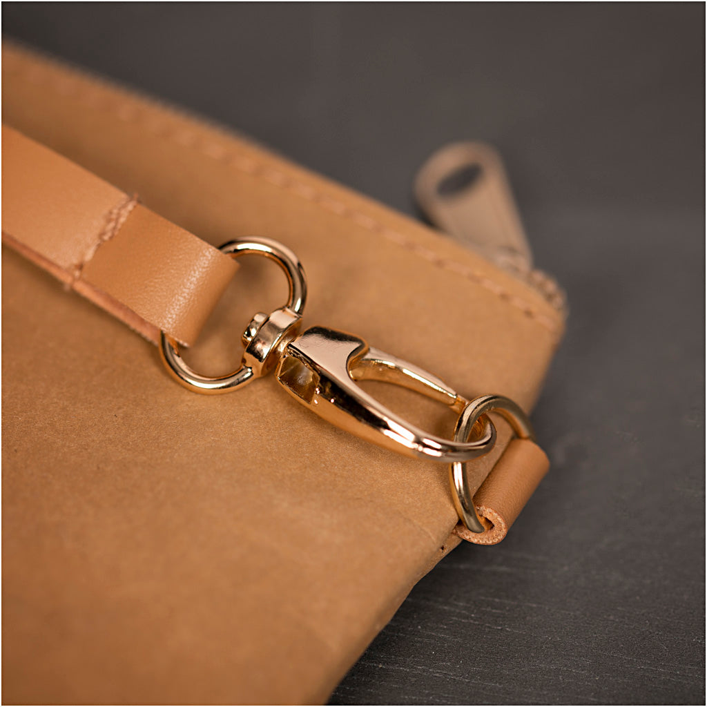 Faux Lederbeutel Creativ Company Brown, 21x18cm