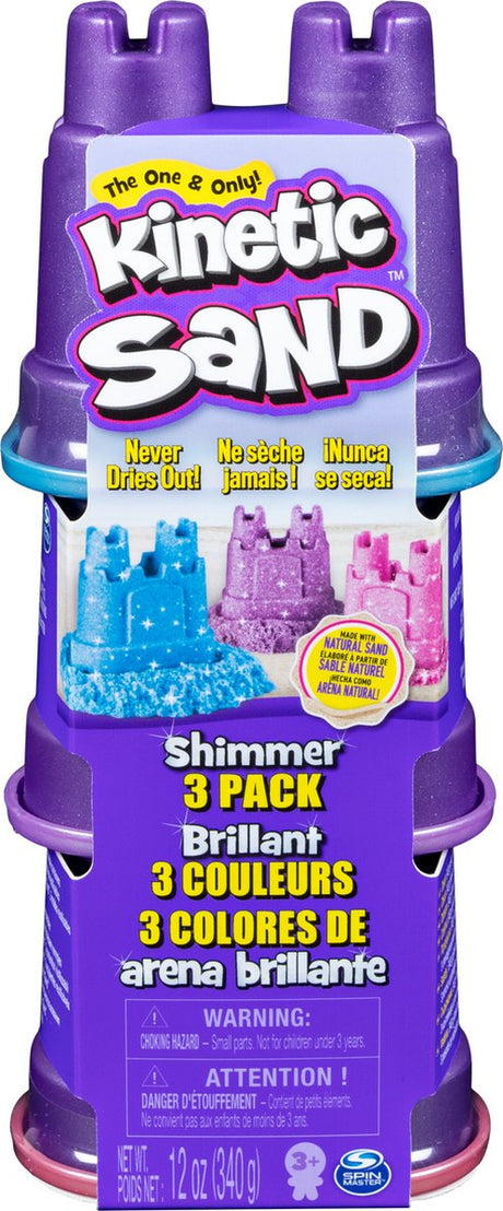 Spinmaster kinetischer Sand schimmert 3er-Pack | 4 Stück