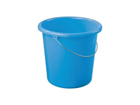 Sunware Basic-Eimer, 10 Liter, blau, Durchmesser 28 x 25,8 cm, Kunststoff