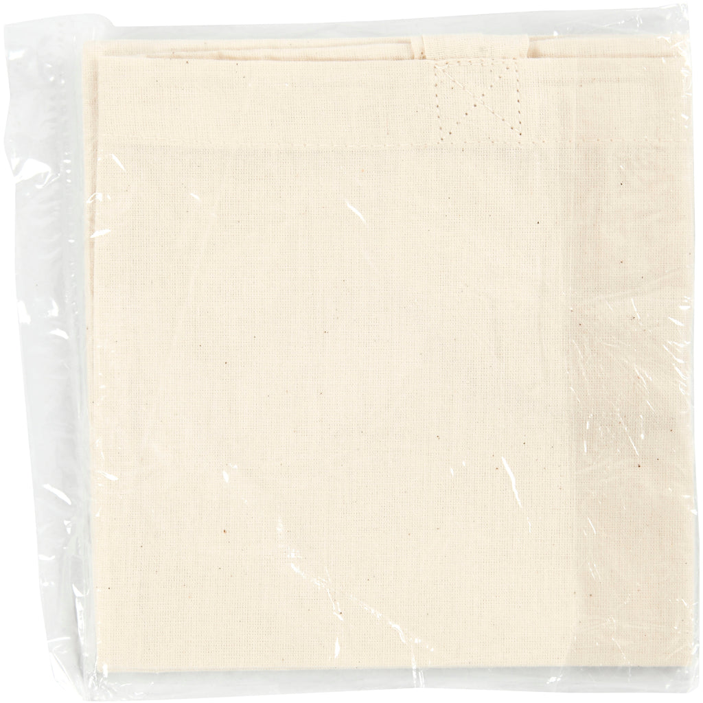Creativ Company Tragetasche, Größe 30x33 cm, 135 g, hell natur, 1 Stück