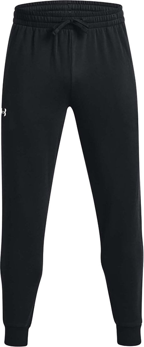 Under Armour UA Rival Fleece Joggers-BLK Herren-Sporthose – Schwarz – Weiß