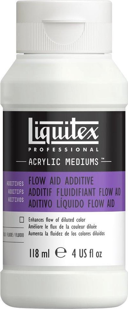 Liquitex 5620 professional flow aid 118 ml – acryl additief, kleurstroom verbeteren, minder penseelstreken, transparant, mengbaar