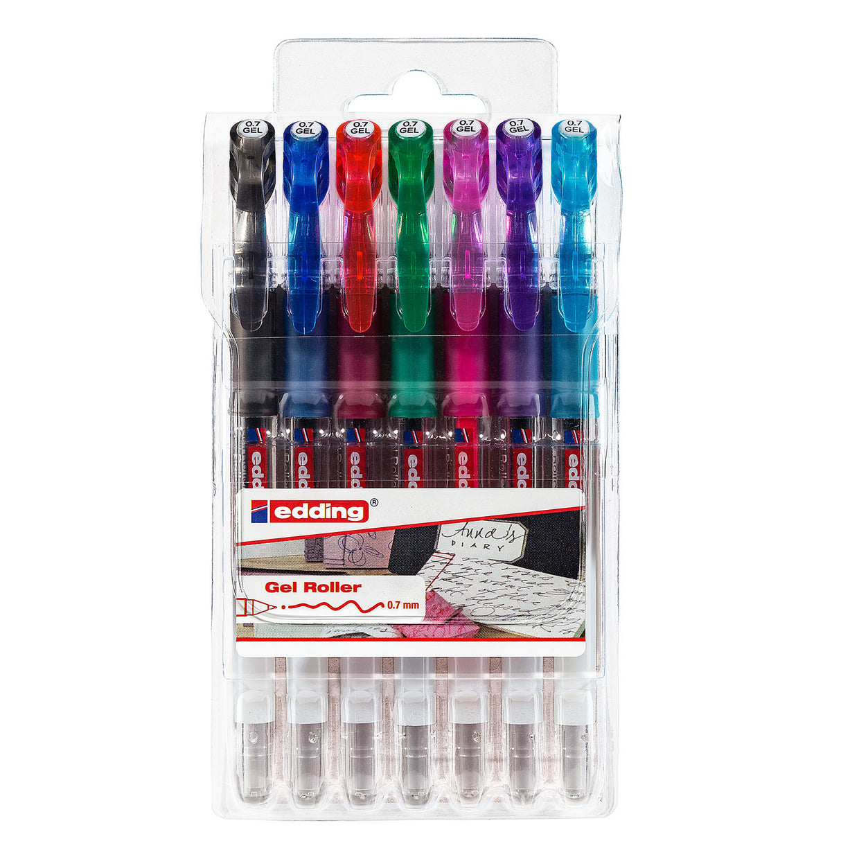 Edding 2185 • Gelroller 0,7mm sortiert 7Stk