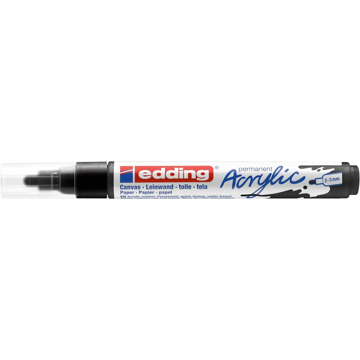 Edding 5000 • acrylmarker medium zwart