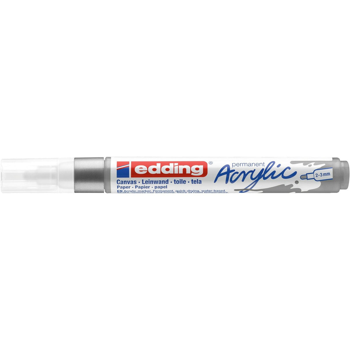 Edding 5000 • acrylmarker medium zilver