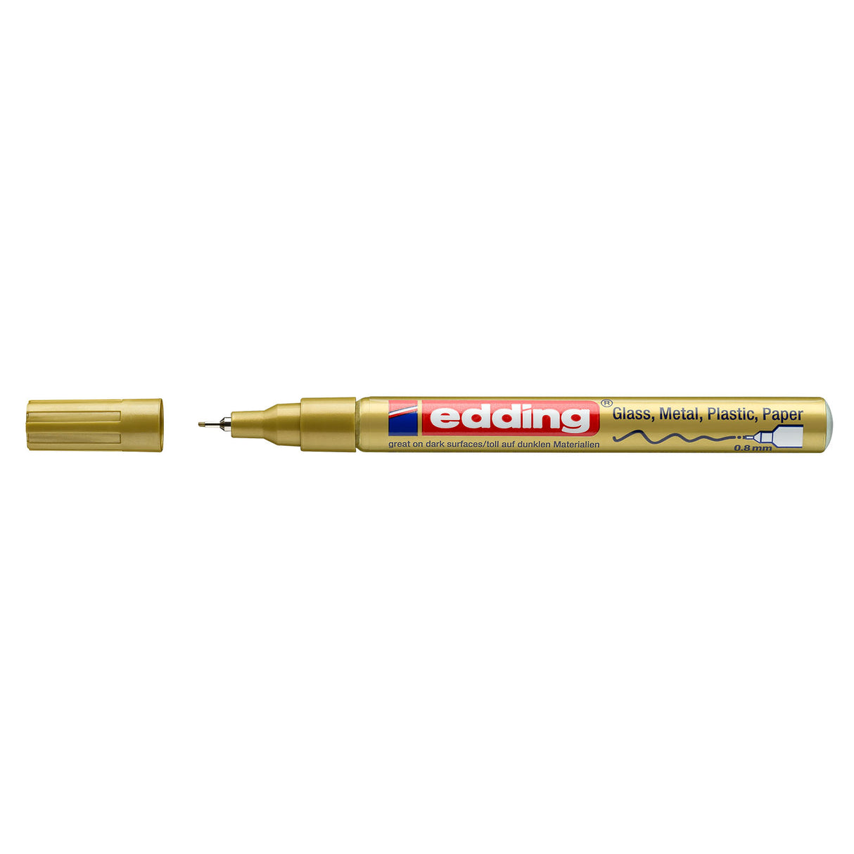 Edding • 780 Lackmarker 0,8 mm rund gold