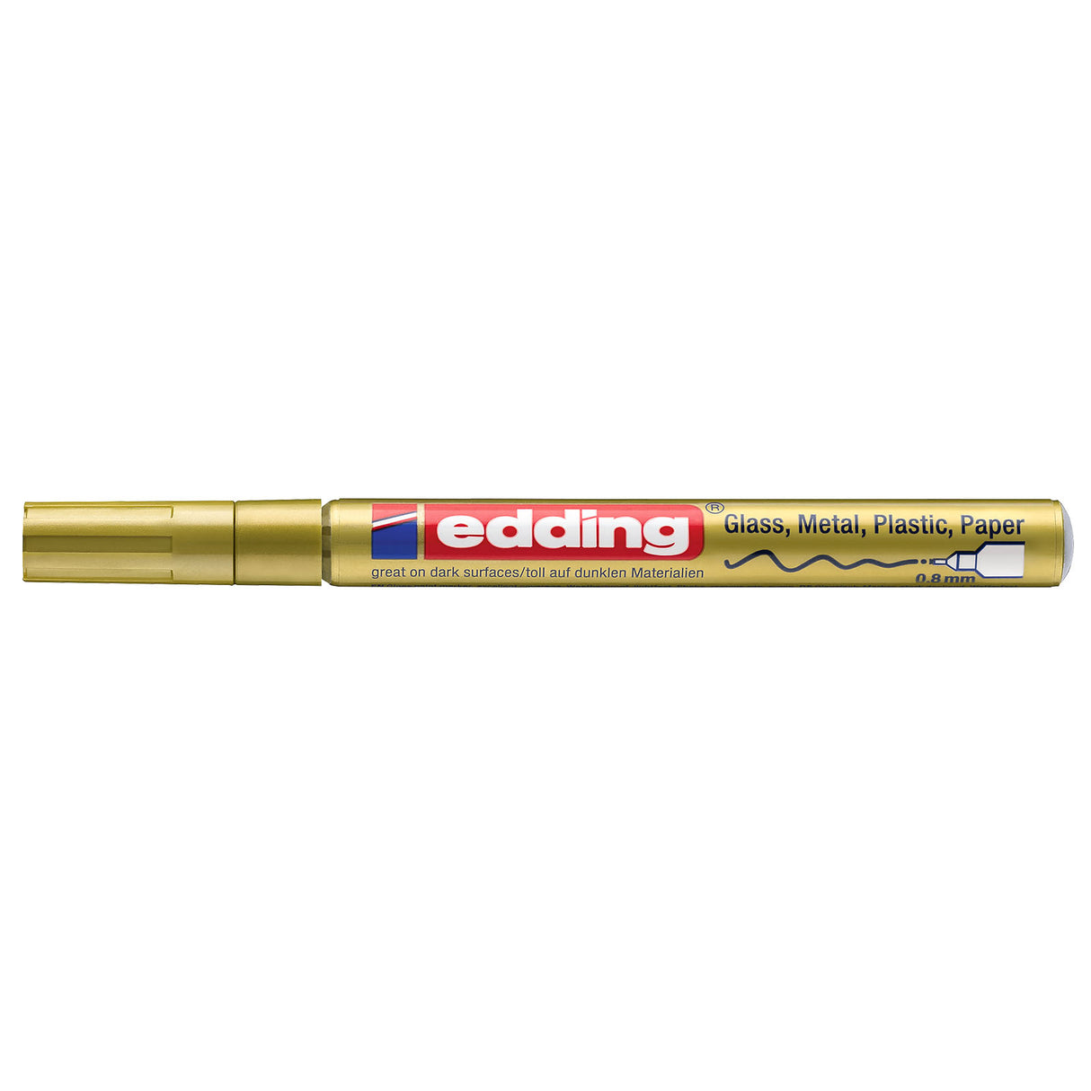 Edding • 780 Lackmarker 0,8 mm rund gold