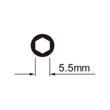 ICetoolz Spaak Nippelschlüssel für 5,5 mm hexagonale Brustwarzen