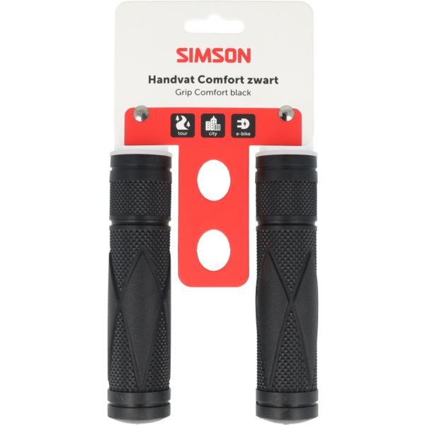 Simson handvatten comfort zwart