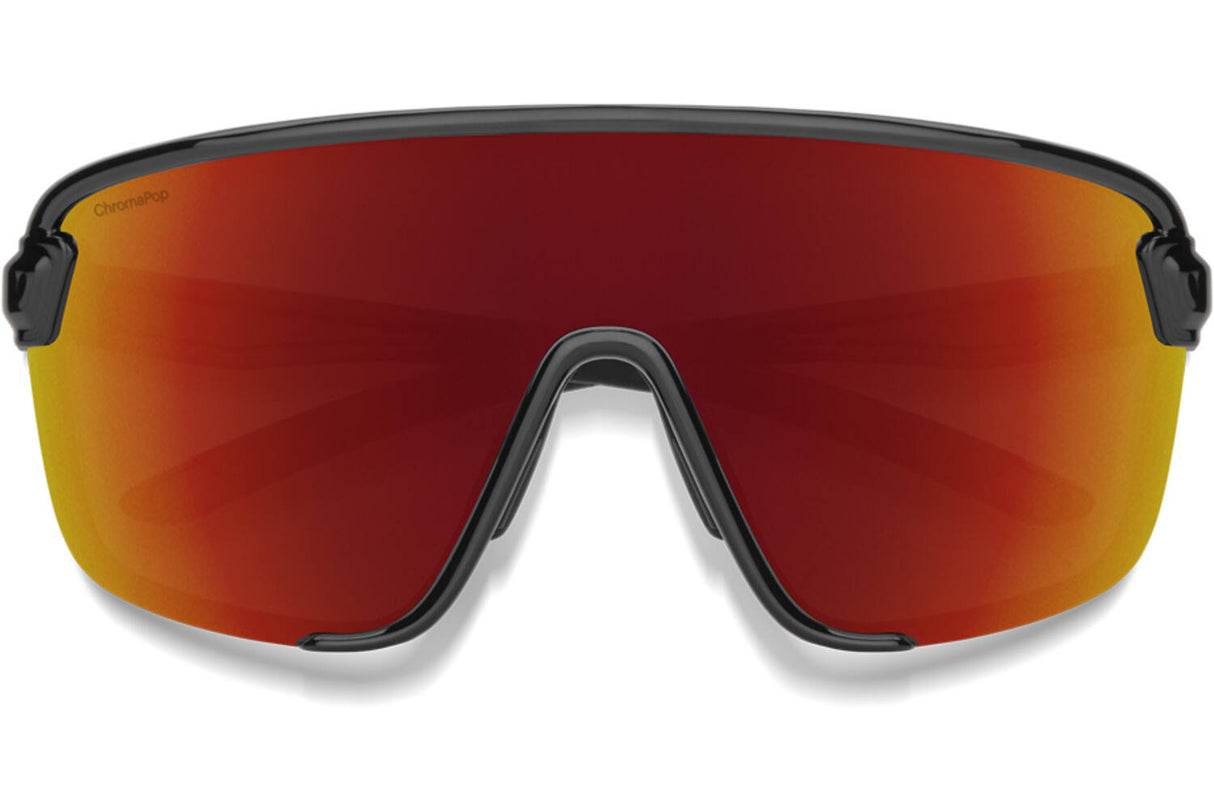 Smith Bobcat Brille Black Chromapop Red Mirror