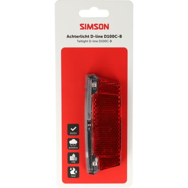 Simson aurora achterlicht d-line d100c