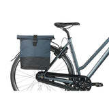 Basil Doppelte Fahrradtasche Cove 28-32l 14 x 29 x 36 cm - Blau Schwarz