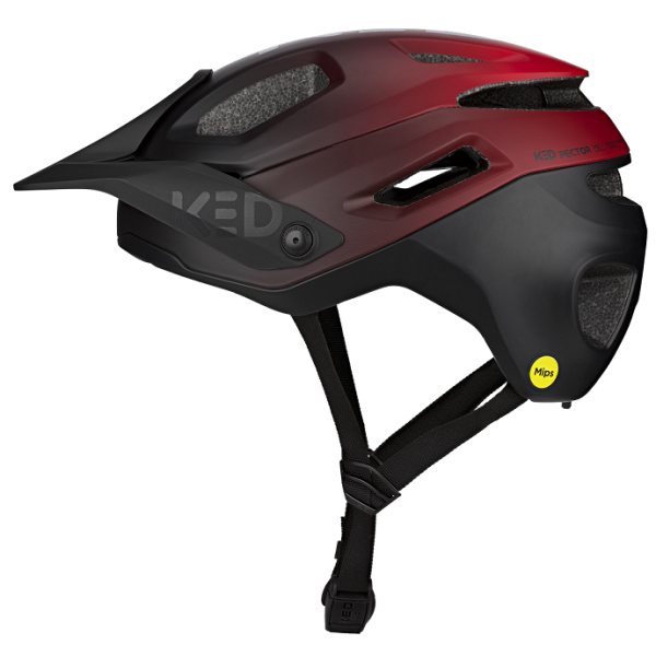 Ked Fahrradhelm Pector Me-1 m (52–58 cm) – mattrot schwarz