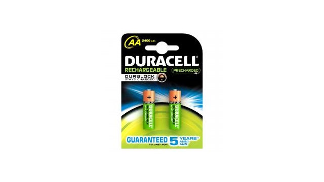 Duracell AA 2400Mah Precharged Batterie ricaricabili 2 pezzi