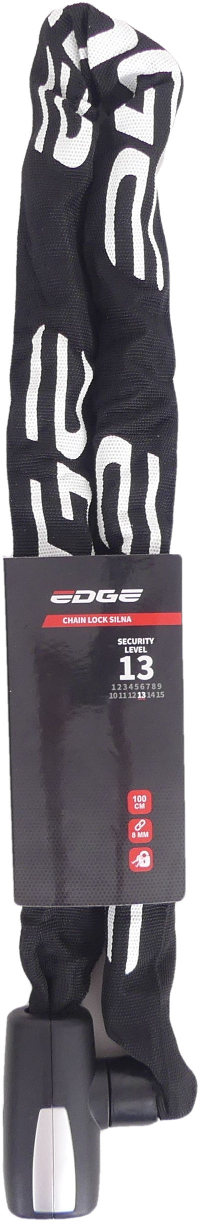 LOQUERA DE CADENA EDGE SILNA 100CM Ø8 NEGRO