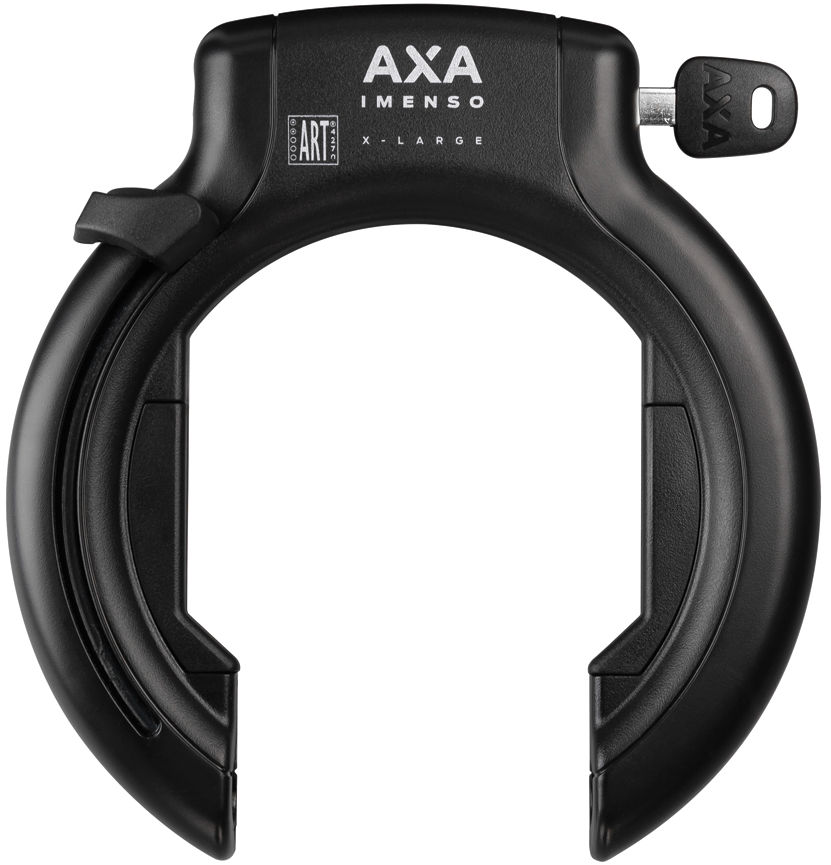 Axa Ringslot imenso x grand avec une clé fixe noire (emballage d'atelier)