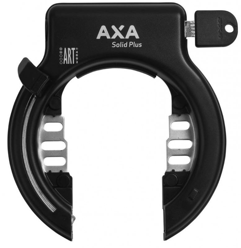 AXA Solid Plus - Art -2 Ranura para bicicletas, 10 mm, negro