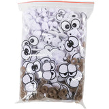 Creativ Company lustige Augen, Größe 2-3 cm, 200 div. 1 Box
