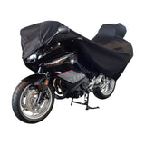 DS deckt Motorabdeckung FlexX Top Case xxl schwarz ab