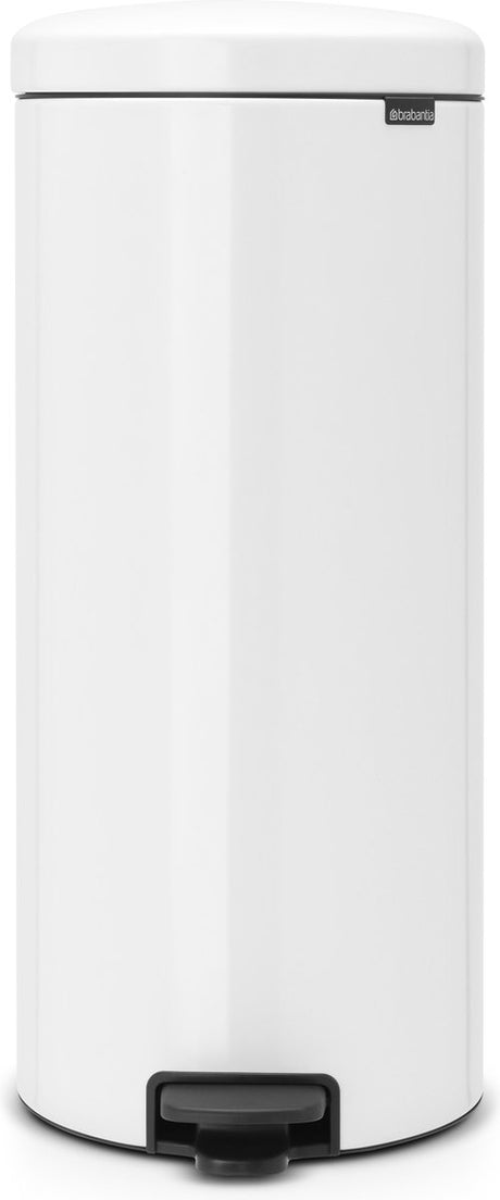 Brabantia Newicon Abfallbehälter – Inneneimer aus Metall – 30 Liter – Weiß