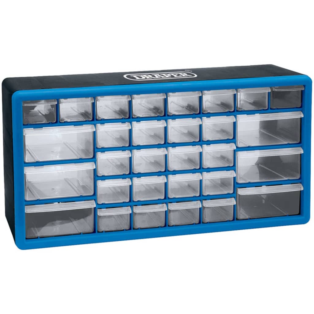 Draper Tools Draper Tools Box de almacenamiento de herramientas 30 Cajones Azul 12015