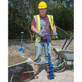 Draper -Werkzeuge Paalgatgraver mit Bodenbohrer 1070x155 mm Blau 24414