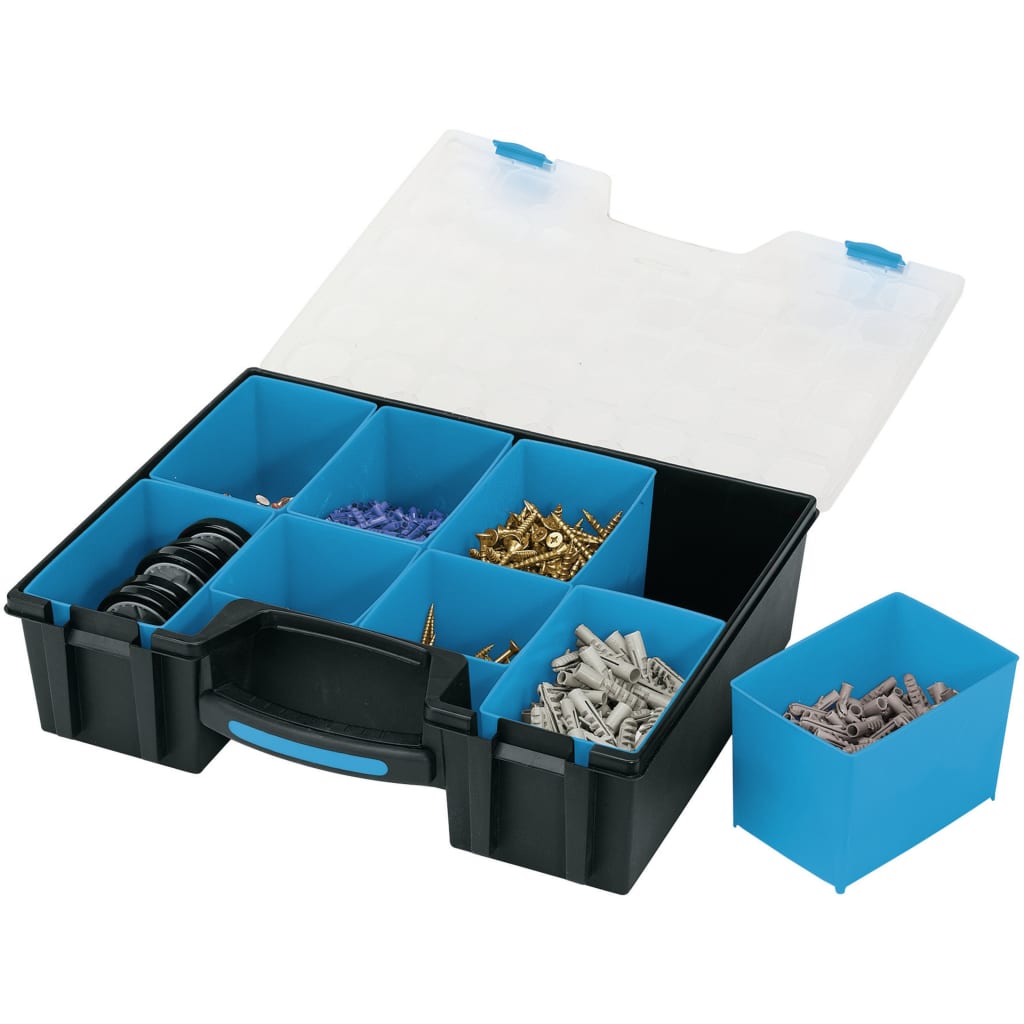 Draper Tools Draper Tools 8-Part Organizer med fack 41,5x33x11 cm svart