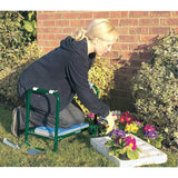 Draper -Werkzeuge faltbare Gartenbank Kniebank Green Iron 64970