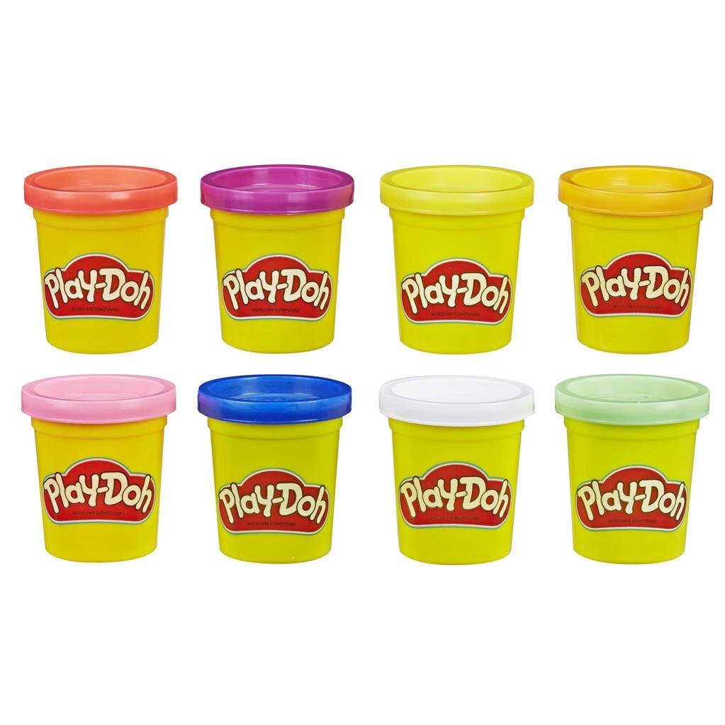 Play-Doh Rainbow Colors 8 burkar av lera