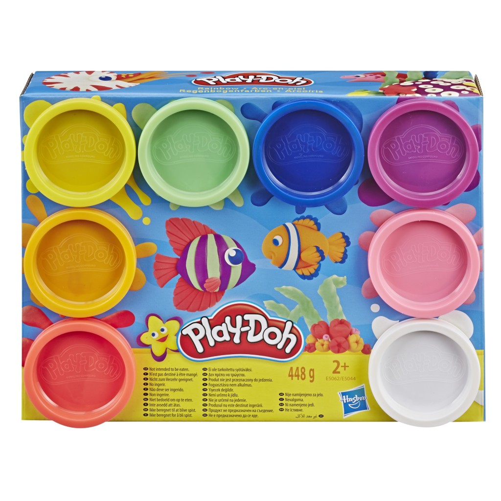 Play-doh rainbow colors 8 jars of clay