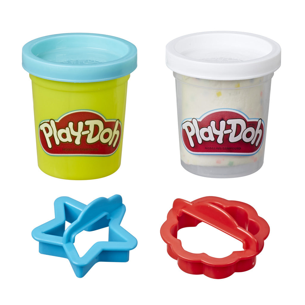 Play-doh kitchen creations koekjestrommel met 2 kleuren klei verschillende kleuren