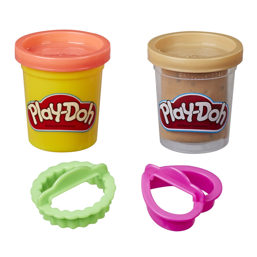 Play-doh kitchen creations koekjestrommel met 2 kleuren klei verschillende kleuren