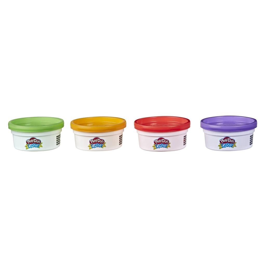 Play-Doh Elastix-Ton, 4 Töpfe
