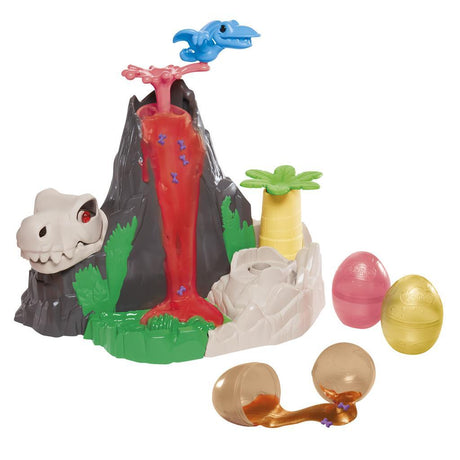 Hasbro Play-Doh Slime Hydro Glitz Dino Vulkan