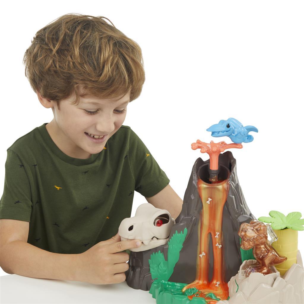 Hasbro Play-Doh Slime Hydro Glitz Dino Vulkan
