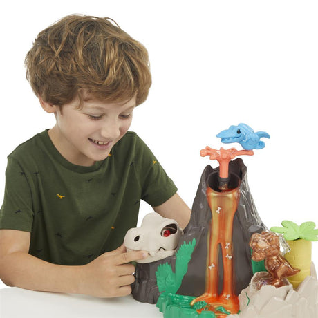 Hasbro Play-Doh Slime Hydro Glitz Dino Vulkan