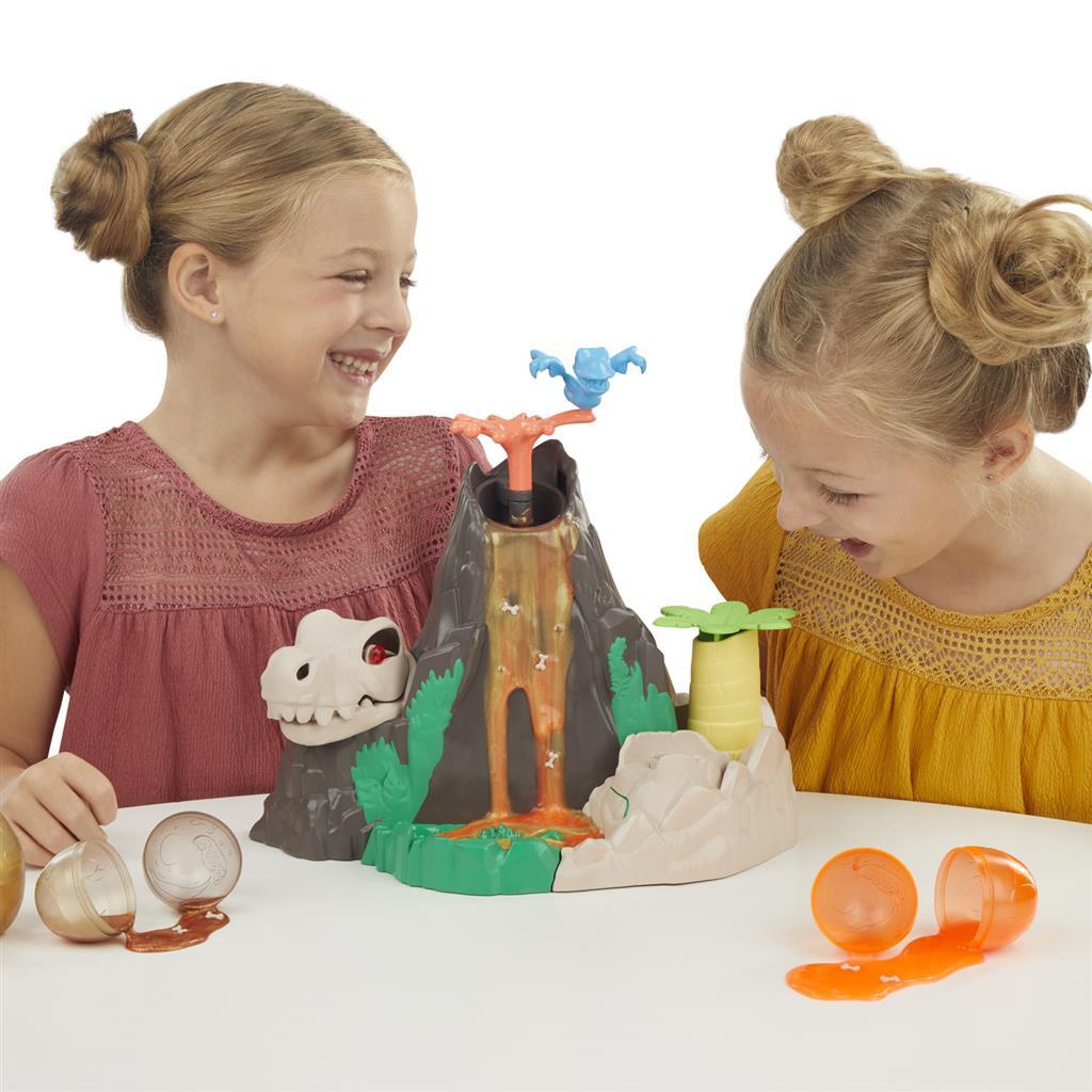 Play-Doh Slim Hydro Glitz Dino volcano