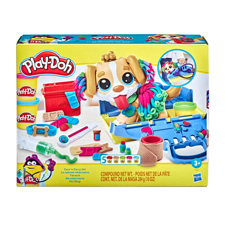 Play-doh Veterinär-Spielset – Modelliermasse – inklusive 5 Töpfe – Basteln für Kinder
