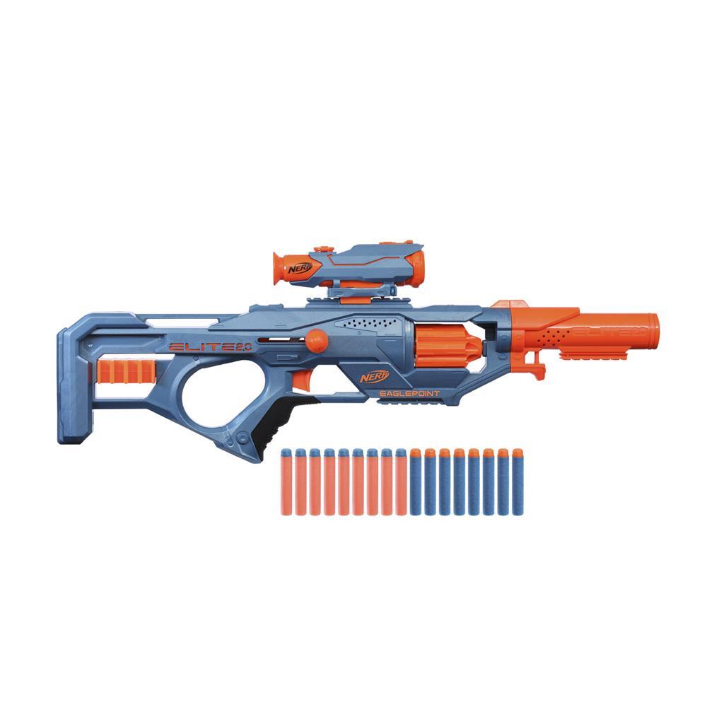 Nerf nerf 2.0 eaglepoint rd8 blaster + 16 pikado