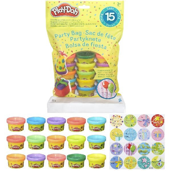 Play-Doh Party Bag med 15 burkar