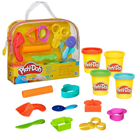 Play-Doh-Starterset - Modelliermasse - inklusive 4 Tontöpfen